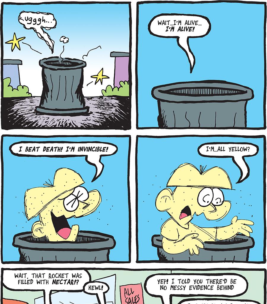 The Fuzzy Princess - Episode 445, Page 1: 2019-07-22-All Yellow